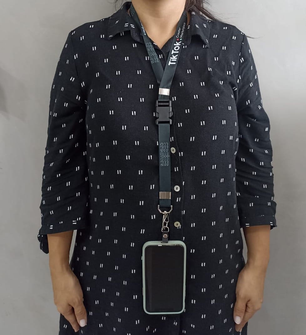 Cordão de pescoço para celular