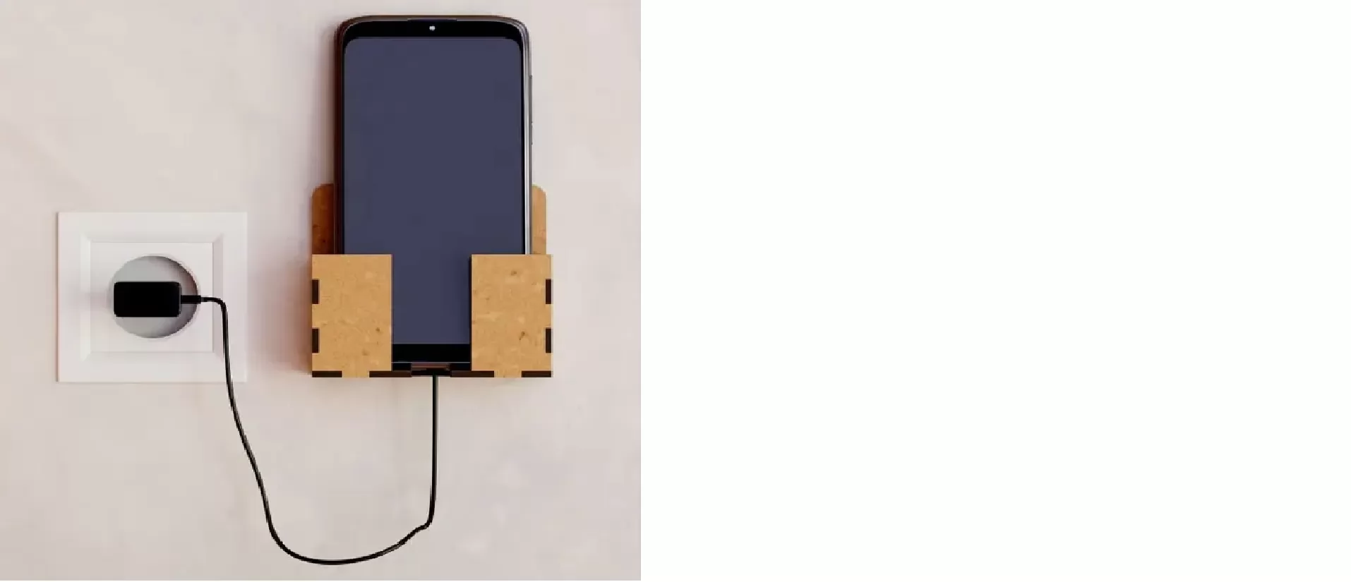 Suporte para celular de parede para carregar celular