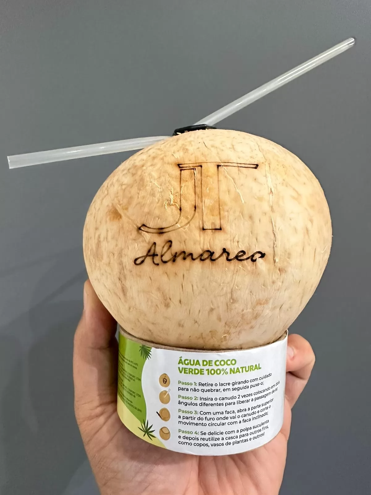 Água de Coco Personalizada