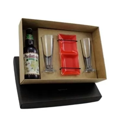 KIT CERVEJA ARTESANAL PAULISTÂNIA COM COPOS