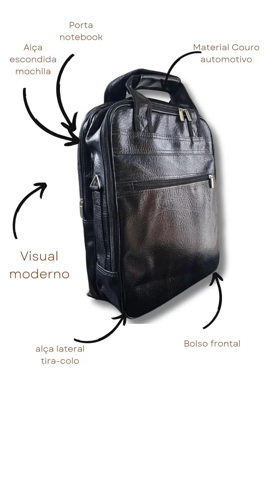 Mochila executiva 3 em 1