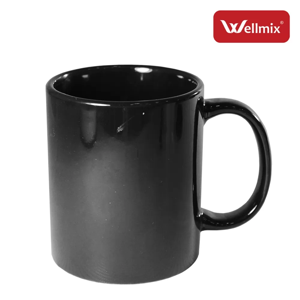 Caneca preta Cerâmica 300 ml