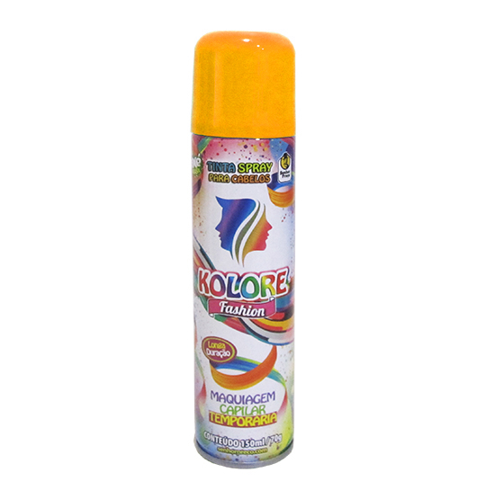 TINTA / PO SPRAY KOLORE FASHION LARANJA 150ML / 70G