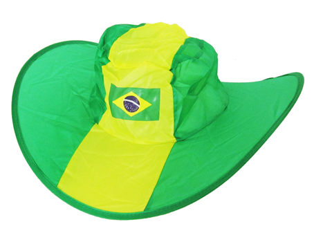 CHAPEU COWBOY RETRATIL VERDE/AMARELO