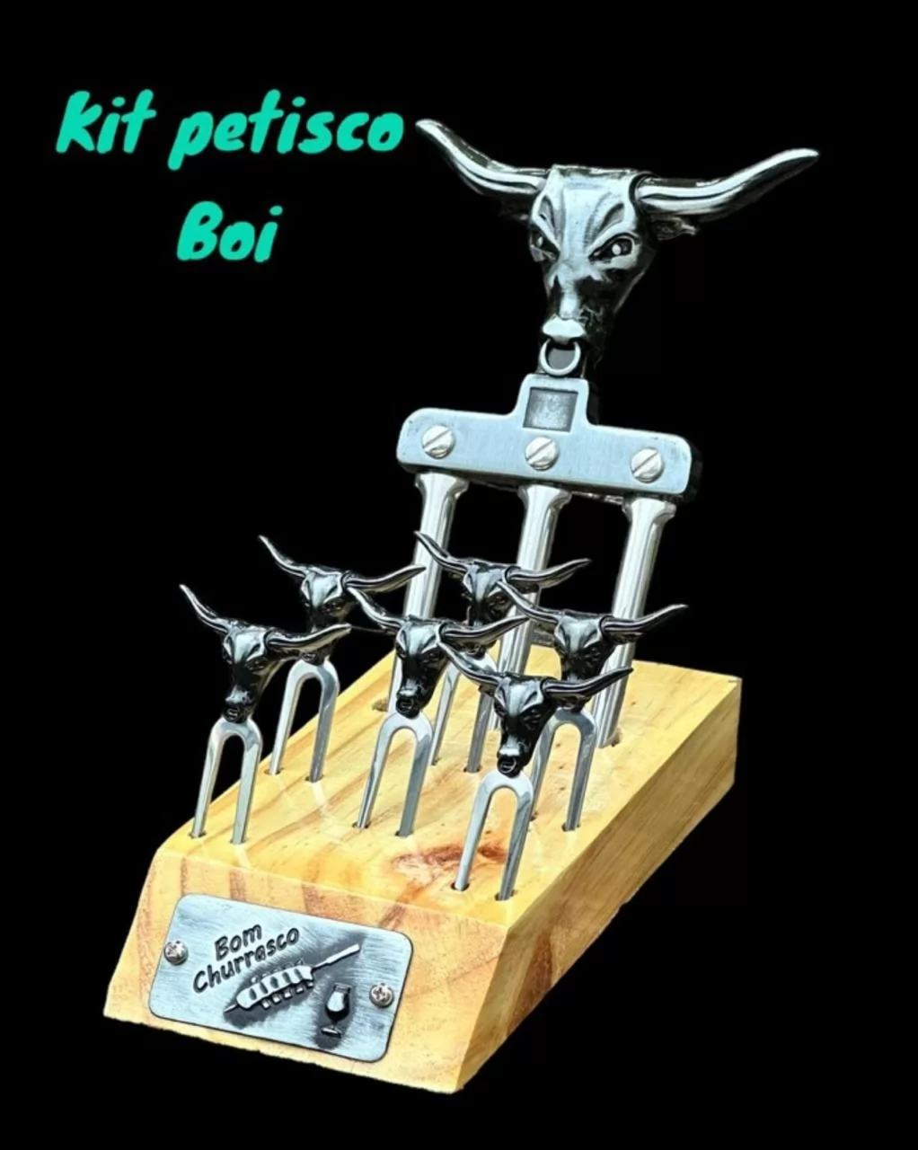 Petisqueira modelo boi personalizada