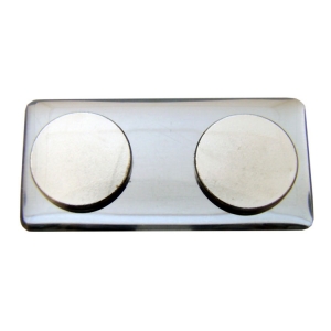 Pin aço escovado